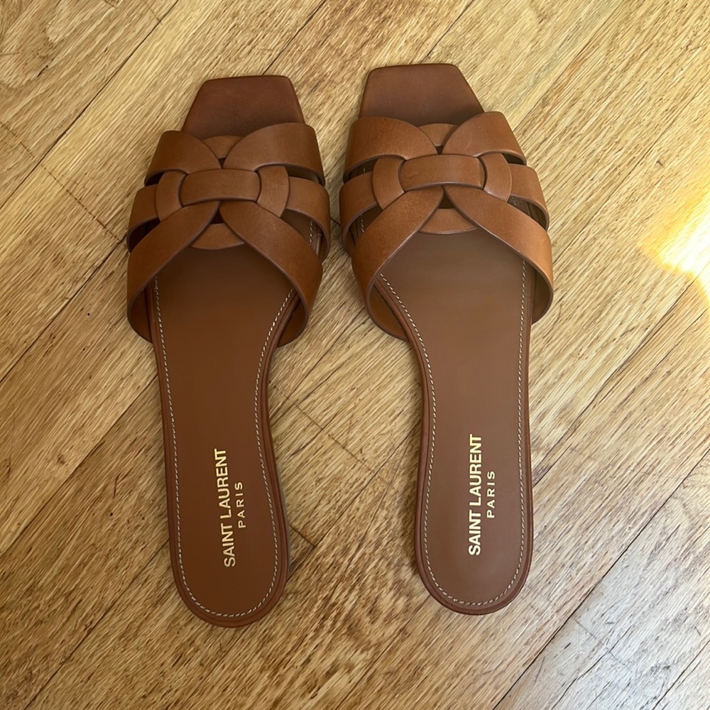 Amber- Tribute Saint Laurent sandals worn once